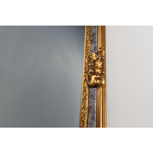 1950s 20th Century Baroque Revival Mirror in Gilded Resin from Deknudt, Belgium, 1950s For Sale - Image 5 of 13