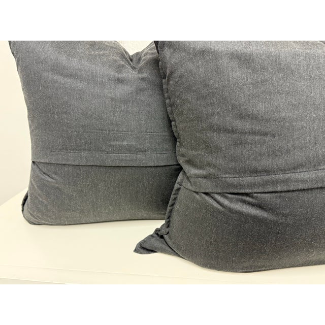 Eastern Accents Niche Monterosa Flannel Decorative Pillows, Pair For Sale - Image 10 of 12