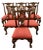 Vintage Set of 6 Chippendale Style Dining Chairs featuring High Quality Hardwood Construction, Beautiful Mahogany Finish,...