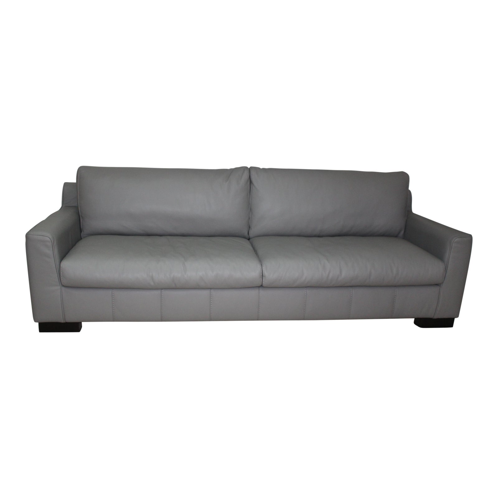Gamma International Leather Sofa Chairish
