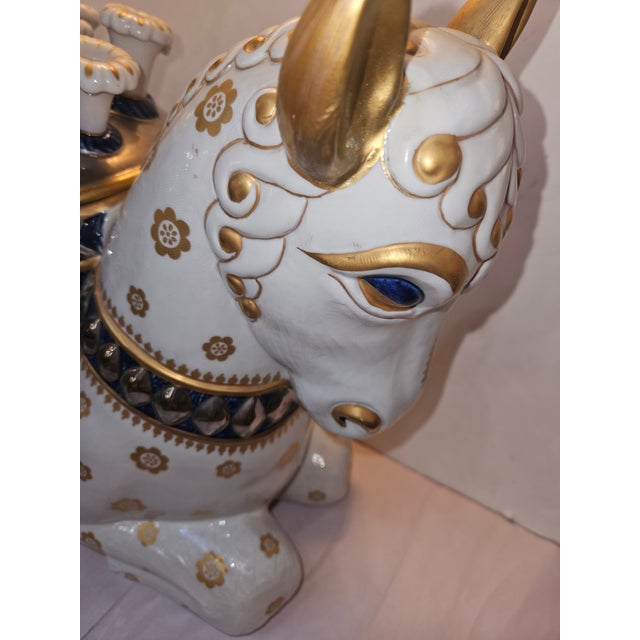 Mid-Century Modern Double Horse Head Guilia Mangani Tulipiere Florence Italy For Sale - Image 3 of 7