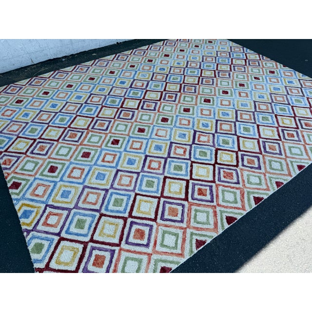 Textile 7ft 11in × 9ft 11in Nourison Vivid Ivory Area Rug For Sale - Image 7 of 10