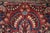 Vintage Hand-Knotted Oriental Wool Scatter Rug Mat Red Indigo Vase 2x3' For Sale - Image 9 of 10
