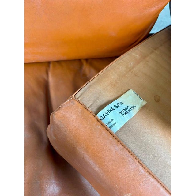 Bastiano Three-Seater Sofa by Tobia Scarpa for Gavina, 1960s For Sale - Image 11 of 14