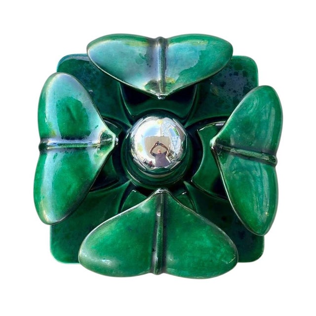 Ceramic Wall Light from Göbel, 1970s ,Set of 2, in Very Good conditions. Designed 1970 to 1979 This piece has an...