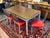 Postmodern Callagaris Avant Garde Dining Room Table + Chairs, Set For Sale - Image 3 of 12