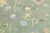 Green Modern Sage Green Oushak Style Wool Area Rug With Pastel Geometric Floral Accent For Sale - Image 8 of 12