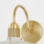 Contemporary Mitzi Leanna 10 in. 1 Light Wall Sconce in Aged Brass and Soft Cream Finish For Sale - Image 3 of 4