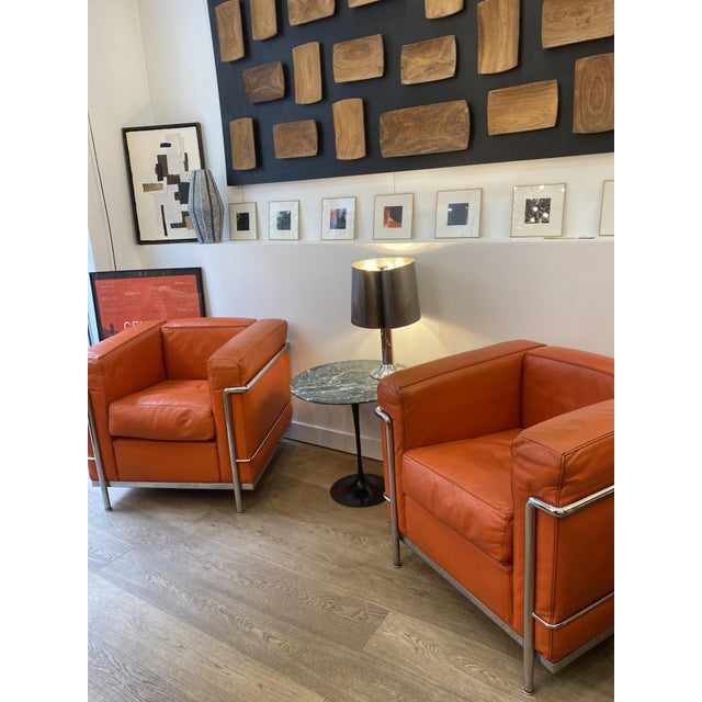 Animal Skin LC2 Armchairs by Le Corbusier for Cassina, 1990s, Set of 2 For Sale - Image 7 of 12