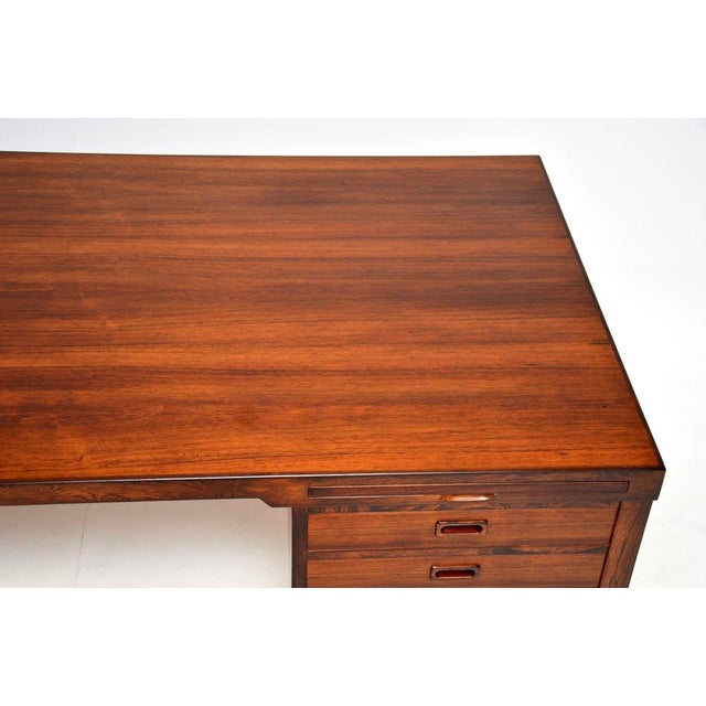 Large Vintage Danish Executive Desk, 1960 For Sale - Image 13 of 18