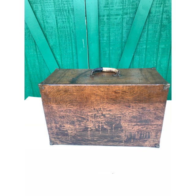 Antique Pilliod Wood Storage Chest Chairish