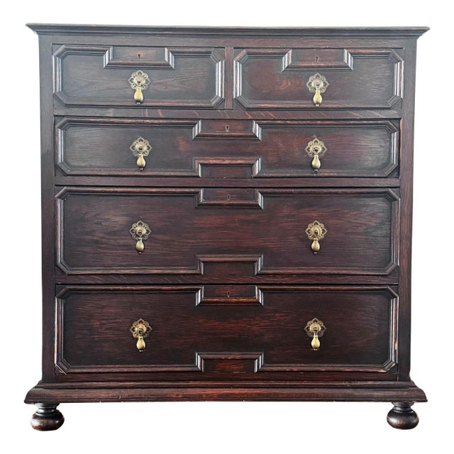 Antique English Oak Dresser For Sale
