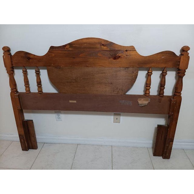 This Full Queen Headboard in a Dark Tone Colonial Style is a luxurious and elegant addition to any adult's bedroom. Made...