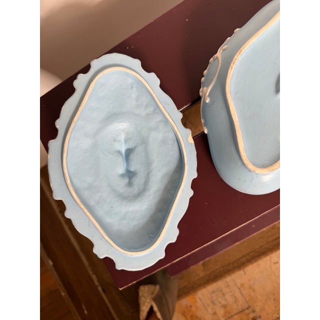Ceramic Rococo Porcelain Lidded Trinket Dish For Sale - Image 7 of 7