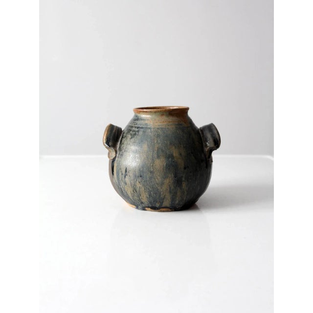 Late 20th Century Vintage Studio Pottery Vase For Sale - Image 5 of 13
