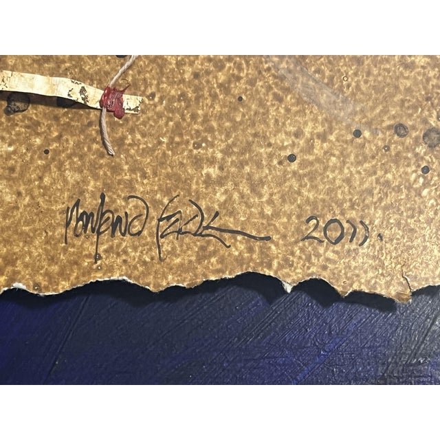 Paper Rowland Fade, Composition, Mixed Media, 2011 For Sale - Image 7 of 9