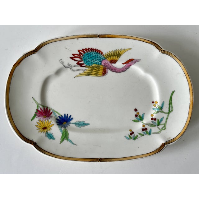 Victorian 1874 Royal Worchester Porcelain Tureen With Elephant and Tropical Motifs English Serving Vessel For Sale - Image 3 of 8