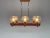 Wooden chandelier made in the 1970's by Elektroinstala Decín (labeled). Good vintage condition. Bulbs: 6 x E25-E27. This...