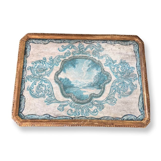 Italian Antique Italian Venetian Side Table, For Sale - Image 3 of 4