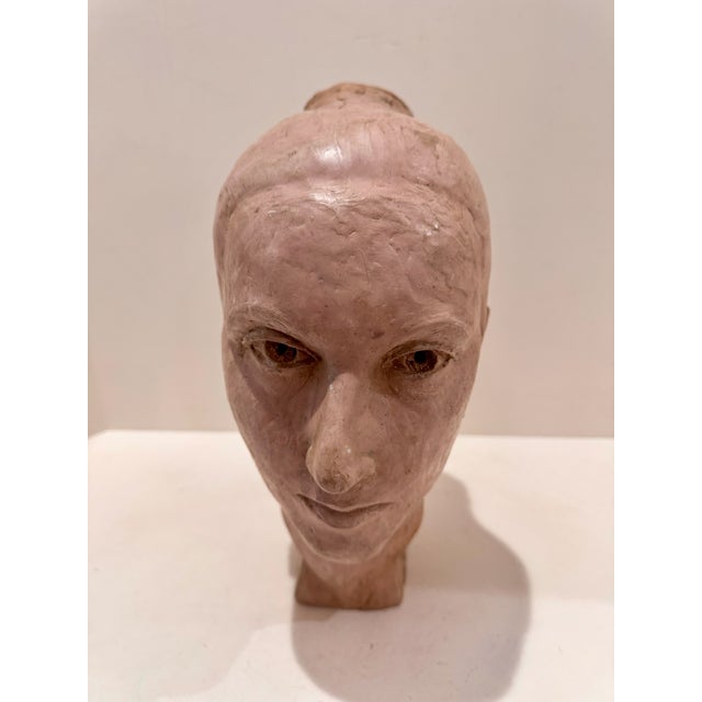 Original Larry Mohr sculpture in Painted Plaster or terra cotta acquired from the artist’s estate. This piece is signed at...