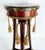 Mahogany Giltwood Pedestals With Carved Tassels & Tesselated Stone Tops, a Pair For Sale - Image 4 of 7