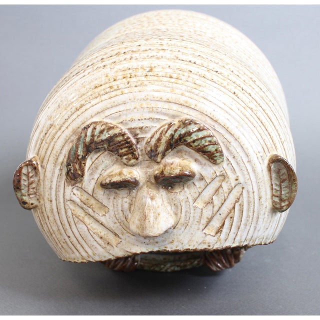 French Ceramic Anthropomorphic Figure by Marcel Giraud, 1990s For Sale - Image 13 of 17