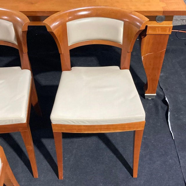 Vintage Leon Krier for Giorgetti Sella Magna 9-Piece Dining Set For Sale - Image 12 of 18