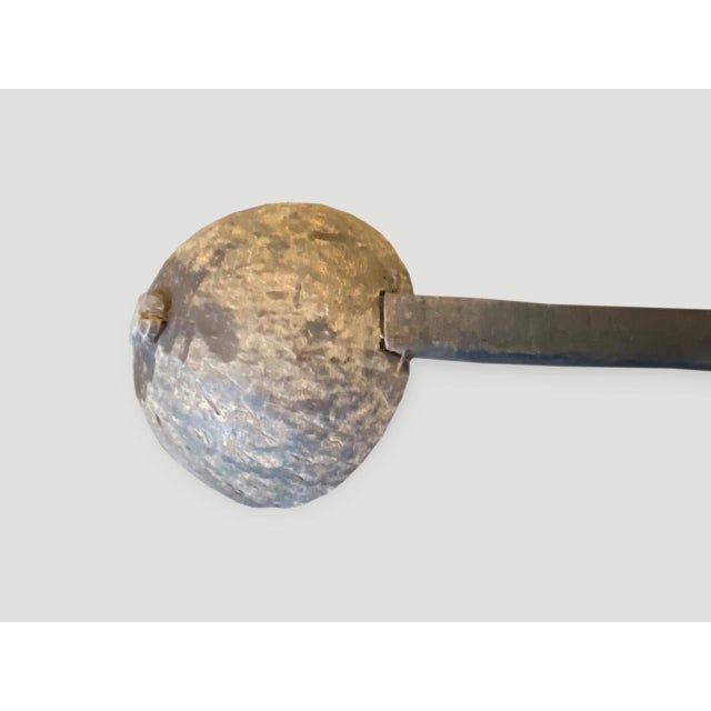 Antique Large Wood and Coconut Shell Ladle For Sale - Image 4 of 18
