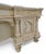 Vintage Custom Venetian Antique Rococo Style Antique White Carved Executive Desk For Sale - Image 4 of 13