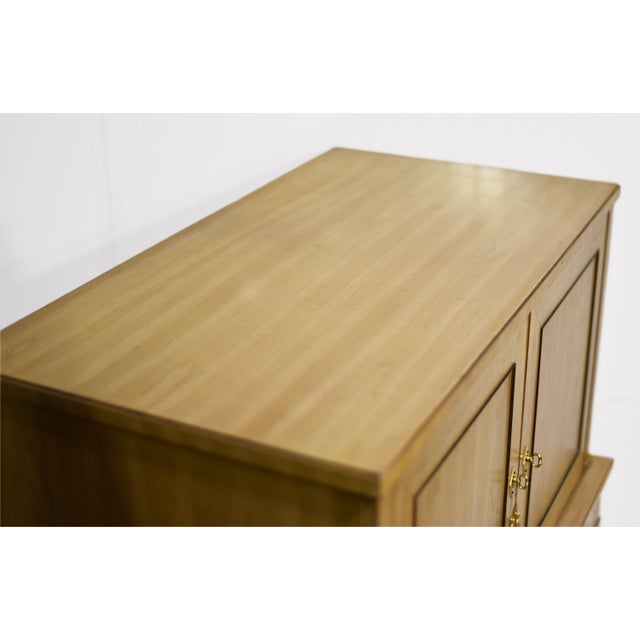 Mid Century Directoire Style Highboy Dresser by John Widdicomb For Sale - Image 9 of 12