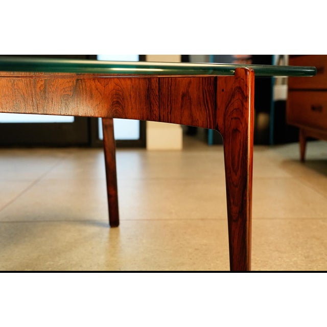 A stunning example of Danish Modern craftsmanship, this sculptural coffee table by Sven Ellekaer embodies everything...
