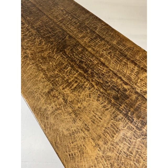 Belgian Monastery Table in Oak For Sale - Image 14 of 17