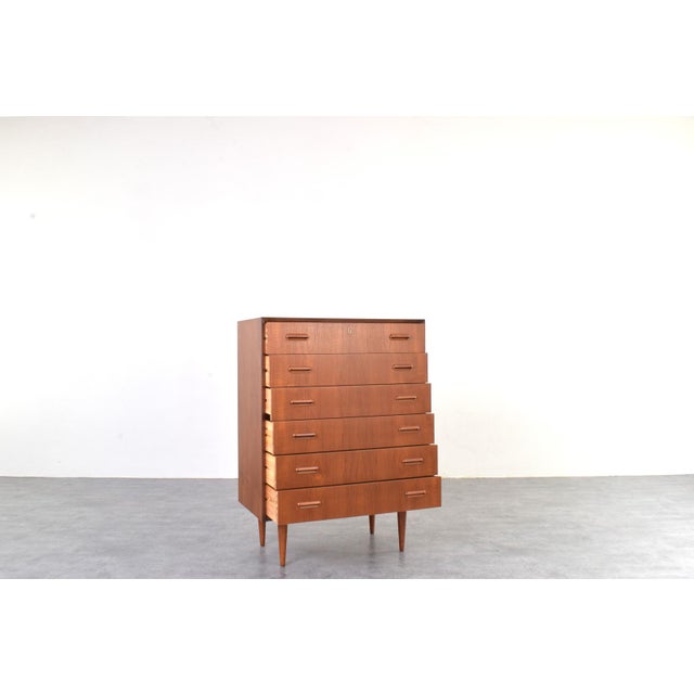 Mid-Century Modern Danish Teak Chest of Drawers, 1960s For Sale - Image 4 of 17