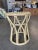 Traditional Restored Vintage 1970s Rattan Vanity Stool With Wicker Seat For Sale - Image 3 of 7