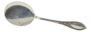 Silver Ice Cream Scoop with Grooves