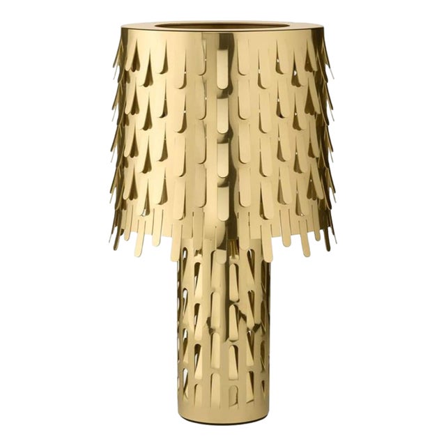 Jack Fruit Brass Table Lamp by Campana Brothers For Sale
