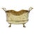 Mid Century Brass Cachepot Planter For Sale