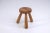 Brown Stool by Ingvar Hildingsson, Sweden, 1970s For Sale - Image 8 of 9