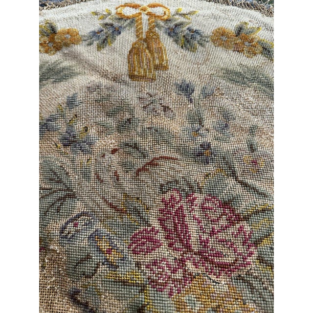 French Needlepoint Chair Cover Tapestry from Bobyrug, 1890s For Sale - Image 9 of 18