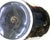 Mid-Century Modern Brilliant Elegant Black Porcelain Italian Vase & Gilt Design by Tognana Porcellane – 10.5” For Sale - Image 3 of 8