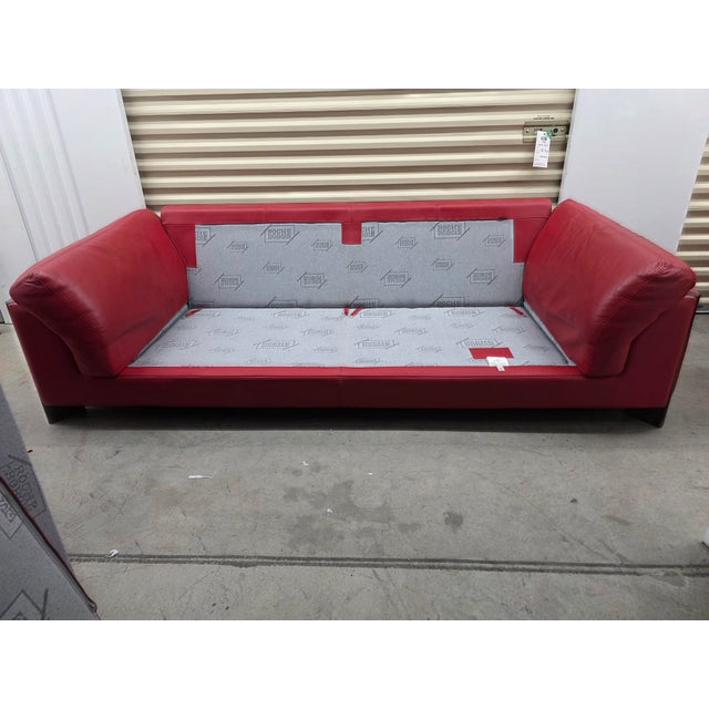 Roche Bobois Roche Bobois 2004 Leather Sofa For Sale - Image 4 of 6