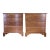 Pair of Harden Solid Cherry 4-Drawer Georgian Chests – Bachelor Chests / Nightstands For Sale
