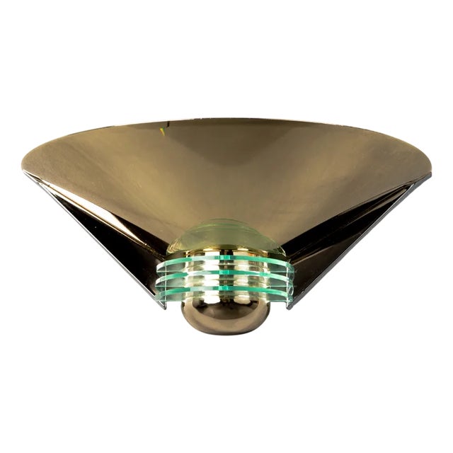 German 8899/01 Wall Light by Simon & Schelle for Hustadt Leuchten, 1980s For Sale