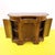 Wood Credenza with 3 Shaped Doors For Sale - Image 11 of 18