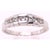 14 Karat White Gold Diamond Half Anniversary Bridal Wedding Ring For Sale - Image 9 of 9