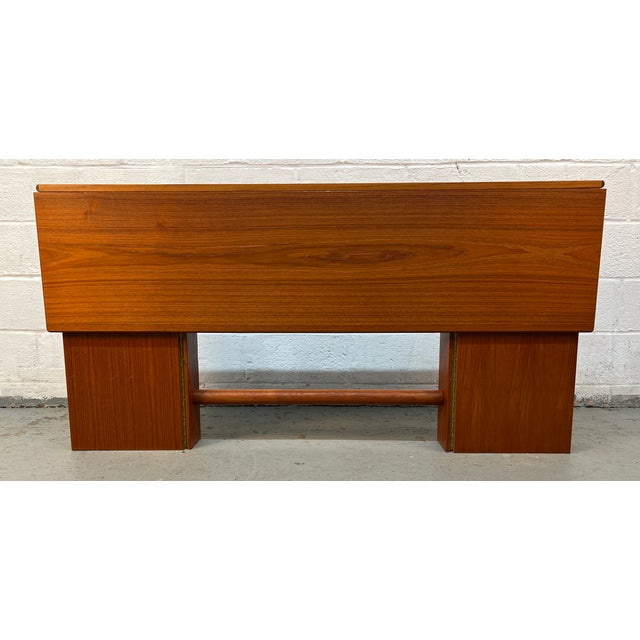 Mid-Century Teak Drop Leaf Dining Table by Nordisk Andels-Eksport of Denmark For Sale - Image 9 of 17