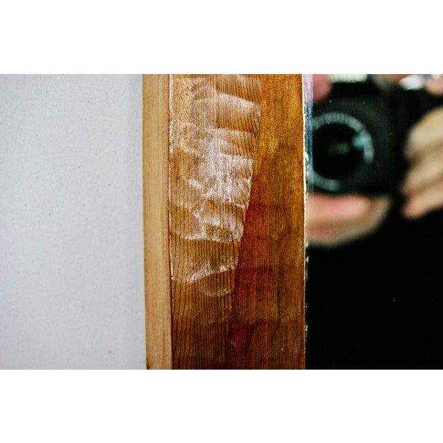 Anthropomorphic Mirror in Fruitwood, 1930, in Very Good conditions. Designed 1920 to 1949 This piece is attributed to the...