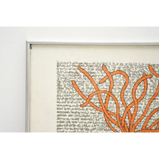Peter Schmidt, Flowing in the Right Direction, 1971, Lithograph, Framed For Sale - Image 4 of 9