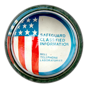 Bell Telephone Laboratories Glass Paperweight