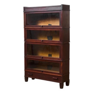 Art Mission Vintage Barrister Bookshelf For Sale